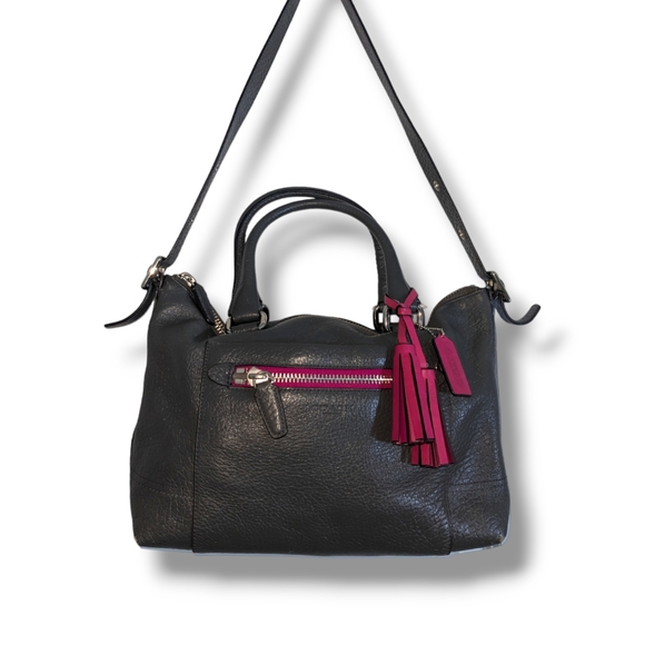 Coach | Vintage Whiskey British Tan Grey Leather Crossbody Bag Handbag Bundle - Picture 5 of 10